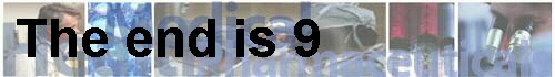  The end is 9 