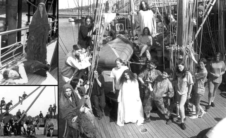 Cast of Ancient Mariner, 1993, photos by Pat Grimes