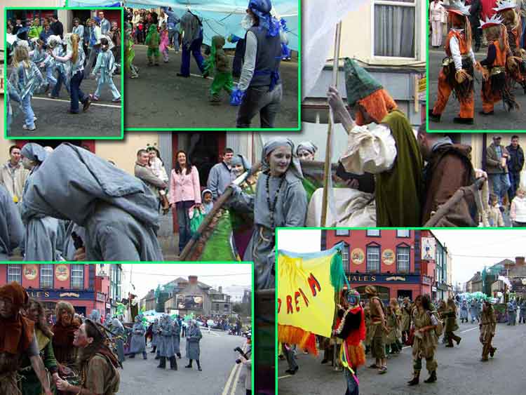 Faces from St Patricks Day Parade, 2002