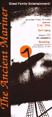Poster for 'Ancient Mariner'