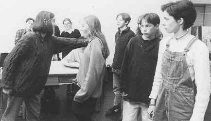 'The Star Turns Red' in rehersal