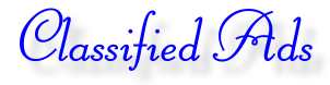 Classified Ads