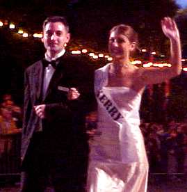 Kerry Rose Naomi O'Connor being introduced to the crowds on Saturday