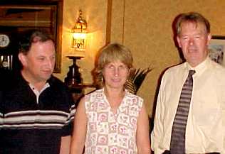 Micheál Ó Muircheartaigh and friends in Meadowlands Hotel for Club na Féile on Monday night