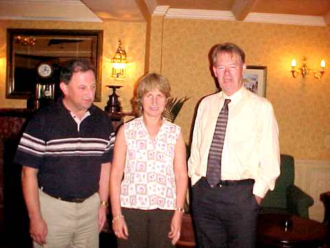Jaeici Ó Muircheartaigh and Peigí Ó Mathúna with Micheál Ó Muircheartaigh at Meadowlands Hotel for Club na Féile on Monday night 21st August