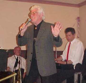 Sonny Knowles singing his heart out (and loving every minute of it!) in the Mitchel's GAA Clubhouse on Saturday night 24th June.