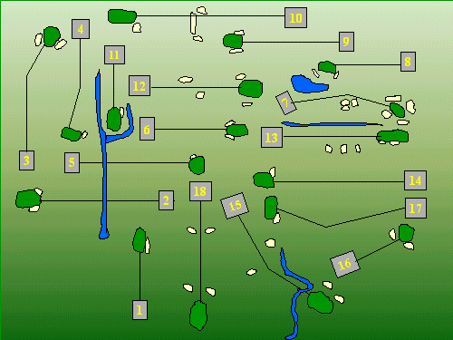 Diagram of course layout