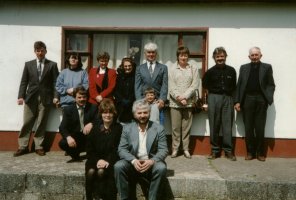 L. to R. John, Anne, Siobhan Doorley, Siobhan Butler, Eamonn and Maureen Butler, Paidi and Dan Fitzgerald, Joe, Maire and Stephen  1994