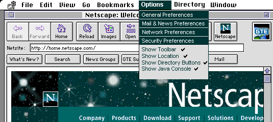 netscape navigator mac