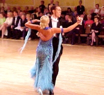 One of the many ballroom dancing couples performing in the Brandon, Tralee on Sat. 3rd March