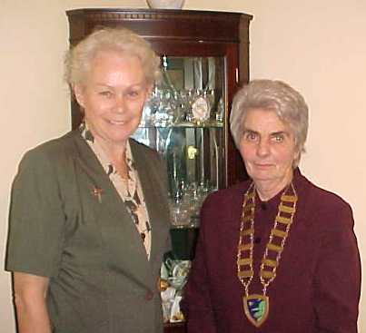 Celia Cooke, (PRO) and Bridie Goodwin, (President) ICA Kerry Federation in the Earl of Desmond Hotel on Wed. 18th October.