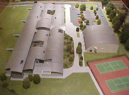 A model of the new school at Mounthawk, Tralee which is due to be completed by September 2001
