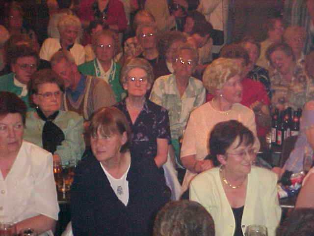 Some of the huge crowd who heard Sonny Knowles in cabaret at the John Mitchel's Club on Saturday 24th June.