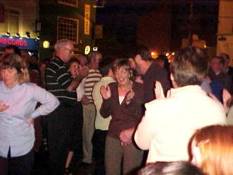 Dancing in the Square on Monday night