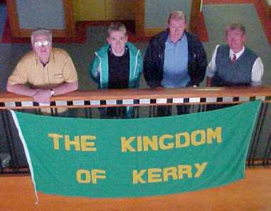 Seamus O'Mahony, John O'Dowd, John Kennedy and Ger O'Keeffe previewing the match at the Radio Kerry studios Tralee on Thursday 21st September