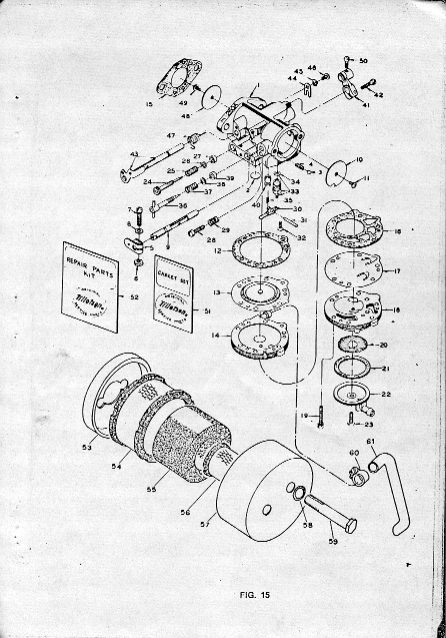 Click on the diagram for a list of corresponding spare part names and numbers