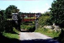 Walk under this bridge of the old disusud Galway-Clifden railway line.