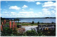 This is the view from the Waterfront House - out over Lough Corrib