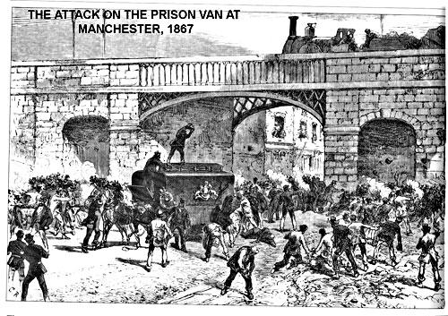 Attack on prison van Manchester