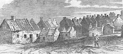 Famine town in Mayo - Illustrated London News