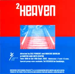 Poster for '2 HEAVEN' by Keith Walsh