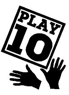 'Play 10' programme cover