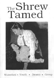 Programme cover for 'The Shrew Tamed'