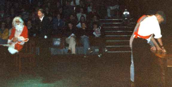 A rare shot of the audience at Garter Lane
