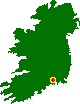 Location of Waterford, Ireland